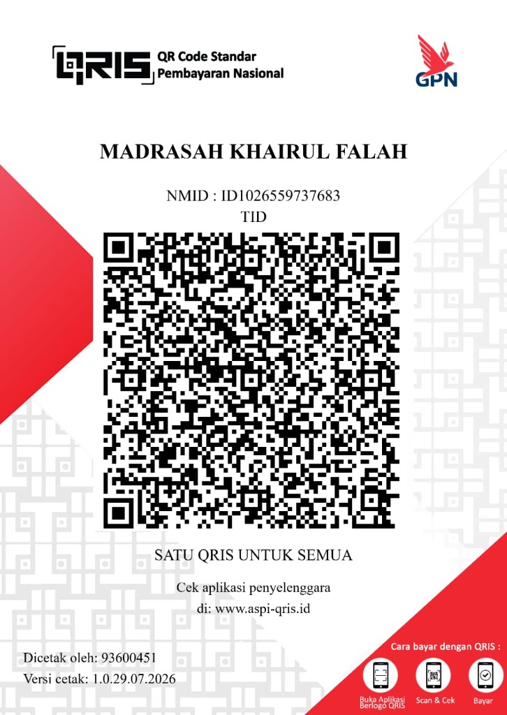 QRIS Official Madrasah Khairul Falah